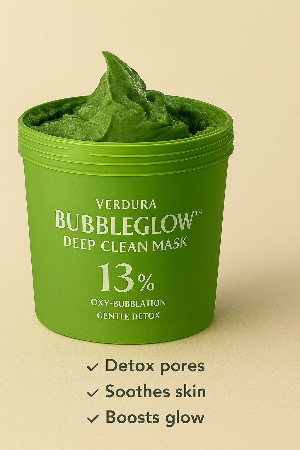 Verdura BubbleGlow™ Deep Clean Mask